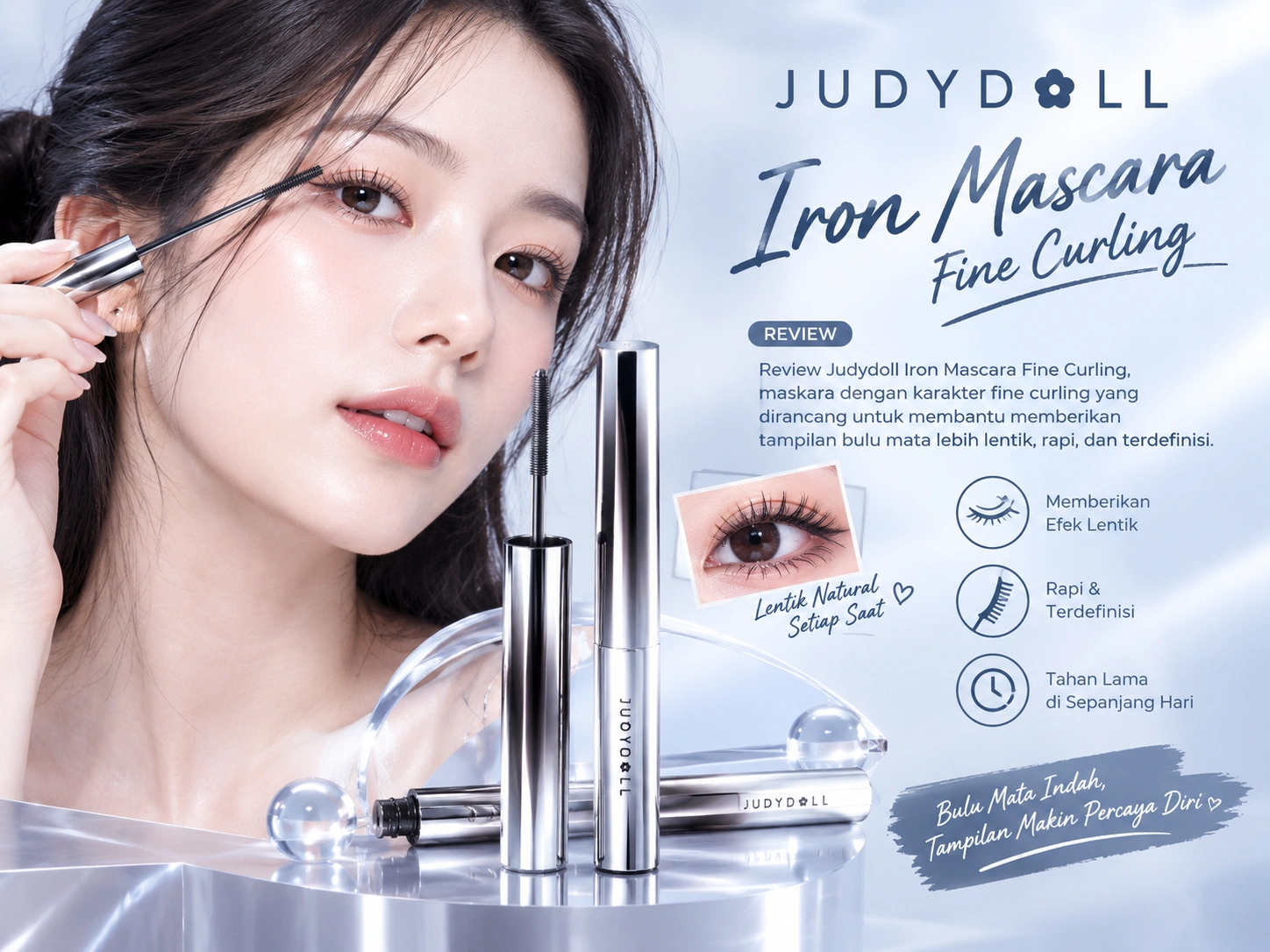 Judydoll Iron Mascara Fine Curling Review